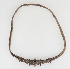 Indian Silver Wedding Belt, Maharashtra, 19th C.