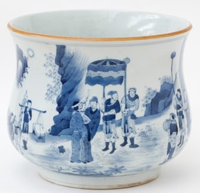 Chinese Blue And White Incense Burner