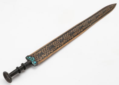 Ornate Archaic Style Chinese Sword