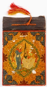 Indian Book of 17 Erotic Gouache Paintings