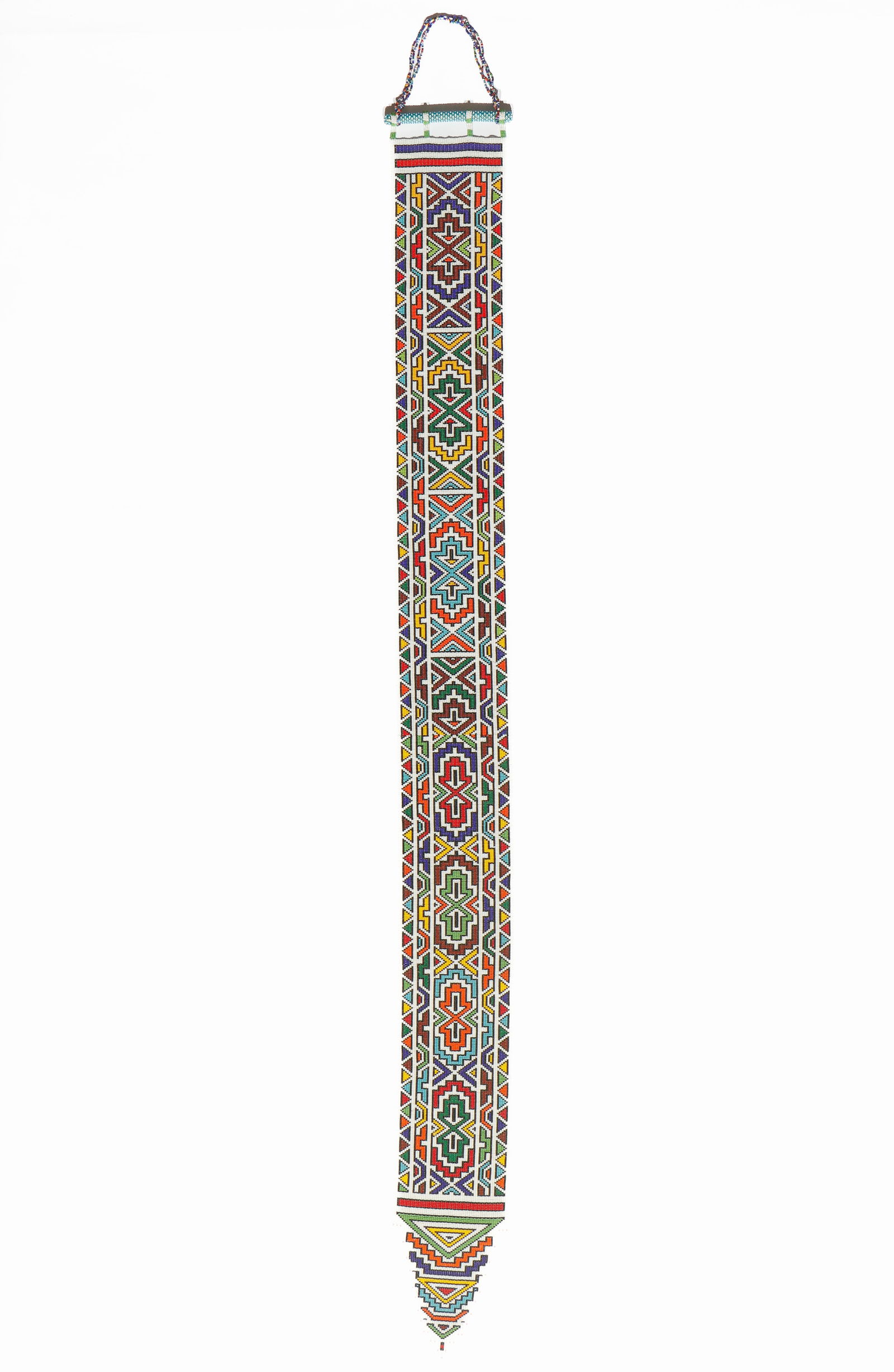 South African Ndebele Beaded Wedding Veil Nyoga (1 of 5)