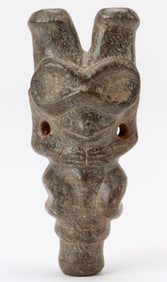 Taino Pre-Columbian Human to Owl Transition Cohoba Inhaler