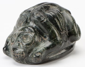 Taino Pre-Columbian Crouching Human-like Figure