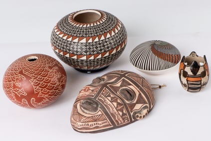 Collector's Lot of Mata Ortiz and Other Pottery