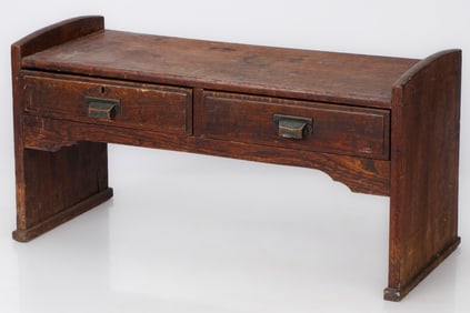 Small Antique Indonesian Bench / Desk
