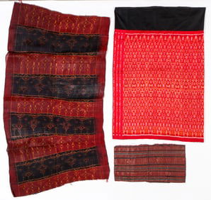 3 Antique Southeast Asian Textiles