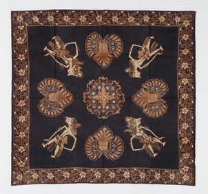 Tulis Batik Head Cloth, Indonesia, Early-Mid 20th C.