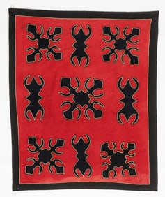 Chinese Minority Miao Applique Textile, Early 20th C.