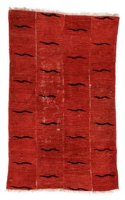 Tiger Rug, Tibet, 19th C., 2'9'' x 4'5''