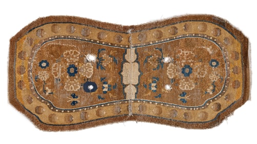 Saddle Rug/Gyalam, Tibet, 19th C., 2'1'' x 4'5''