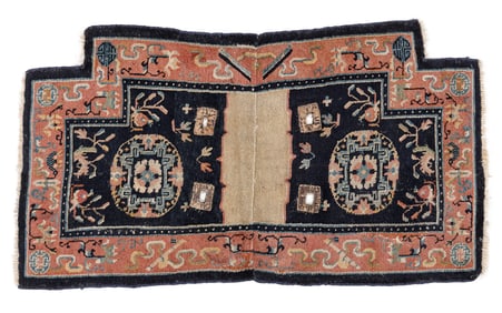 Saddle Rug, Tibet, Late 19th C., 3'10'' x 2'1''
