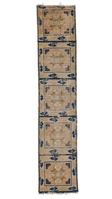 Ningxia Rug, China, 19th C., 1'9'' x 8'6''