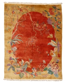 Chinese Nichols Art Deco Rug, Ca. 1930, 8'11'' x 11'6''