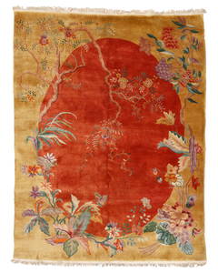 Chinese Nichols Art Deco Rug, Ca. 1930, 8'11'' x 11'6''