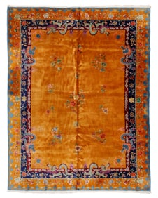 Chinese Nichols Art Deco Rug, Ca. 1930, 8'10'' x 11'4''