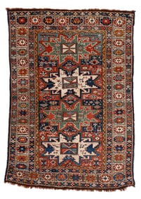Lesghi Rug, Caucasus, Ca. 1875, 3'7'' x 5'1''