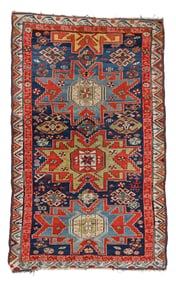 Kuba Lesghi Rug, Caucasus, Ca. 1880, 3'2'' x 5'1''