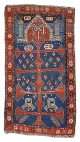 Kazak Prayer Rug, Caucasus, Late 19th C., 3'4'' x 6'0''