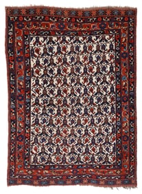 Afshar Rug, Persia, Ca. 1880, 3'6'' x 4'11''