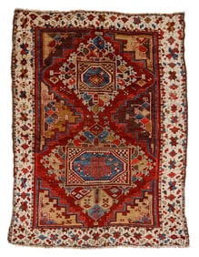 Anatolian Turnali Rug, Turkey, Late 19th C., 4'10'' x 6'4''