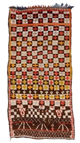 Middle Atlas Boujaad Rug, Morocco, Early/Mid 20th C., 2'10'' x 5'10''