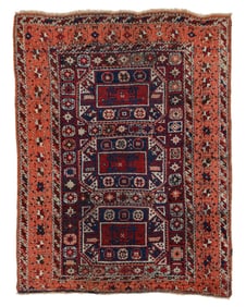 East Anatolian Kurd Rug, Turkey, Ca. 1880, 4'7'' x 5'10''