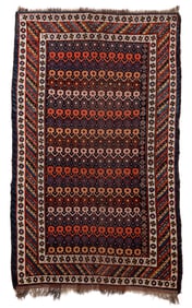 West Persian Kurd Rug, Ca. 1875, 4'10'' x 7'10''