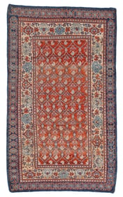 Agra Rug, India, Ca. 1900, 4'1'' x 6'11''