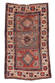 Kazak Rug, Caucasus, Ca. 1870, 4'3'' x 7'2''