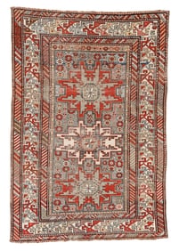 Lesghi Rug, Caucasus, Ca. 1880, 3'5'' x 5'2''