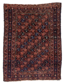 Afshar Rug, Persia, Ca. 1900, 4'0'' x 5'5''