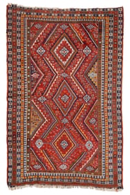 Khamseh Baharlu Rug, Persia, Ca. 1875, 3'11'' x 6'0''