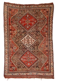 Gashgai Rug, Persia, Ca. 1900, 5'3'' x 7'9''