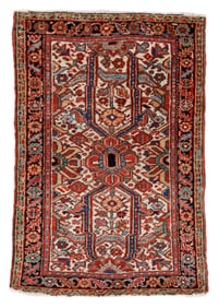 Small Heriz Rug, Persia, Ca. 1920, 2'11'' x 4'3''