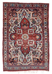 Kerman Rug, Persia, Ca. 1900, 4'2'' x 6'0''