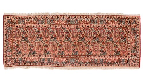 Tabriz Boteh Rug, Persia, Early 20th C., 3'6'' x 1'4''