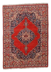 Tabriz Rug, Persia, Ca. 1910, 4'0'' x 5'5''