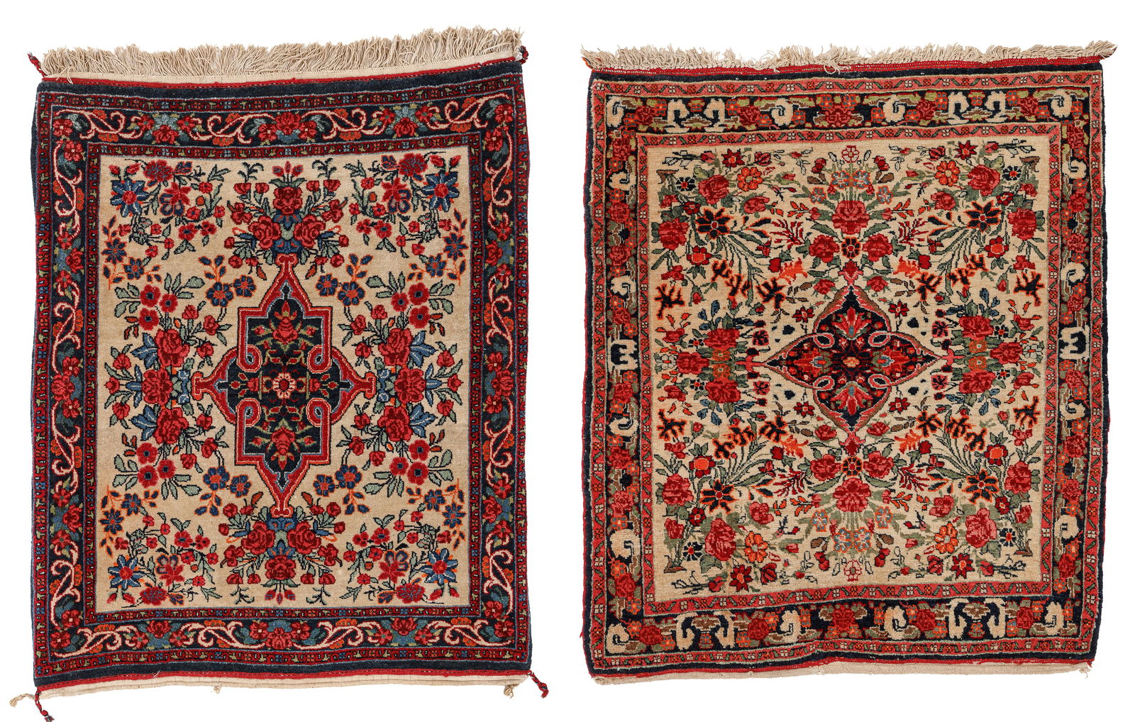 2 Bidjar Small Rugs, Persia, Mid 20th C. (1 of 7)
