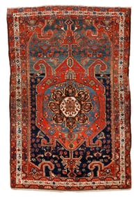Bakhtiari Rug, Persia, Early 20th C., 4'5'' x 6'6''
