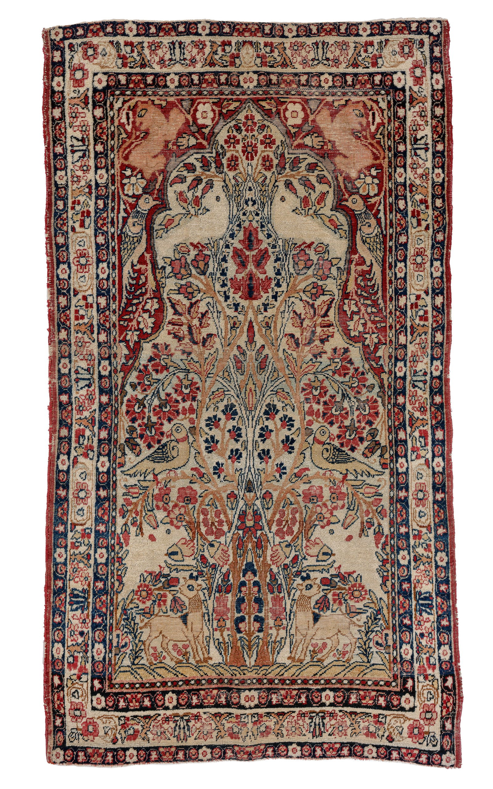 Lavar Kerman Rug, Persia, Late 19th C., 2'9'' x 4'10'' (1 of 4)