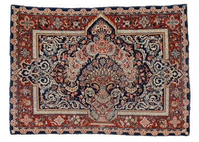 Kashan Rug, Persia, Ca. 1940, 3'1'' x 2'3''