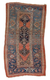 Bidjar Rug, Persia, Late 19th C., 4'6'' x 8'1''
