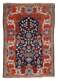 Tabriz Meditation Rug, Persia, Ca. 1920, 2'9'' x 4'0''