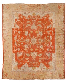 Oushak Rug, Turkey, Ca. 1900, 13'2'' x 15'10''