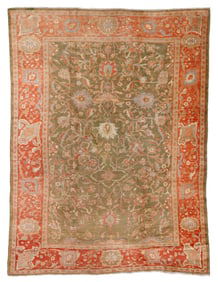 Sultanabad Rug, Persia, Ca. 1890, 10'6'' x 13'11''