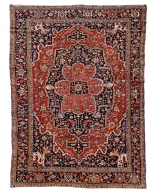 Karadja Heriz Rug, Persia, Ca. 1900, 8'10'' x 12'2''