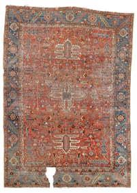 Heriz Rug, Persia, Late 19th C., 9'5'' x 13'4''