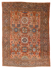 Mahal Rug, Persia, Ca. 1910, 8'7'' x 11'10''