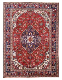 Tabriz Rug, Persia, Ca. 1950/60, 8'4'' x 11'2''