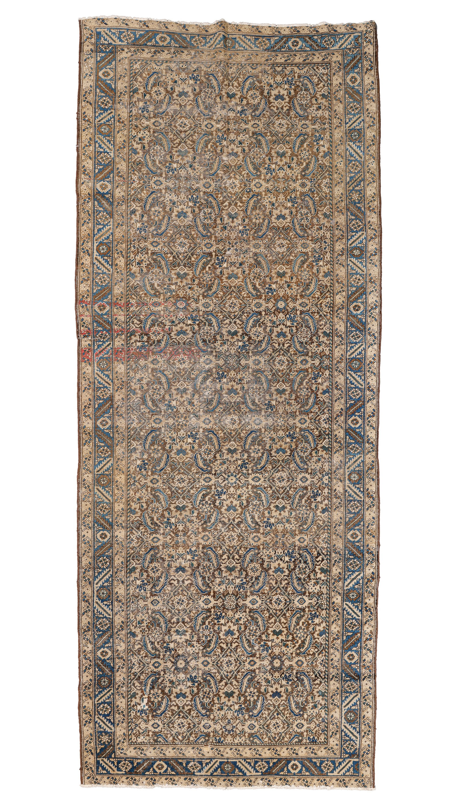 Karabagh Rug, Caucasus, Late 19th C., 5'5'' x 13'8'': Karabagh Rug, Caucasus, Late 19th C., 5'5'' x 13'8'' (165 x 417 cm). Weight: 30 lbs. Wool.